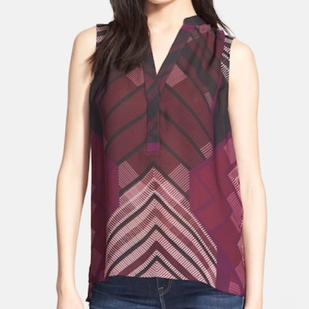 Vince Sleeveless Silk Blouse NWOT